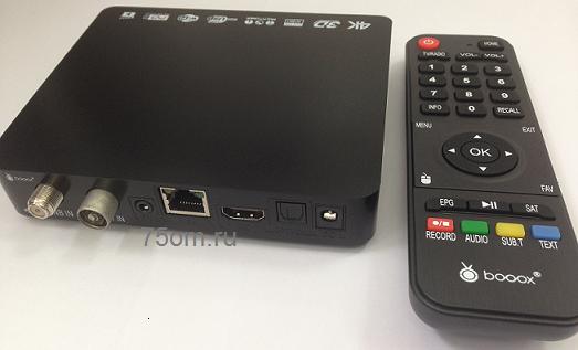 Booox Smart Combo IPTV, SAT, DVB-T2